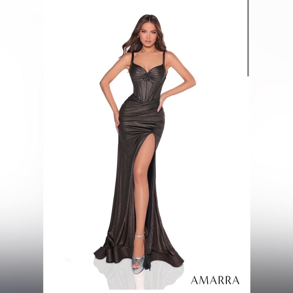 NWT Amarra 88234 - Sz 0 - Black/ Gold -